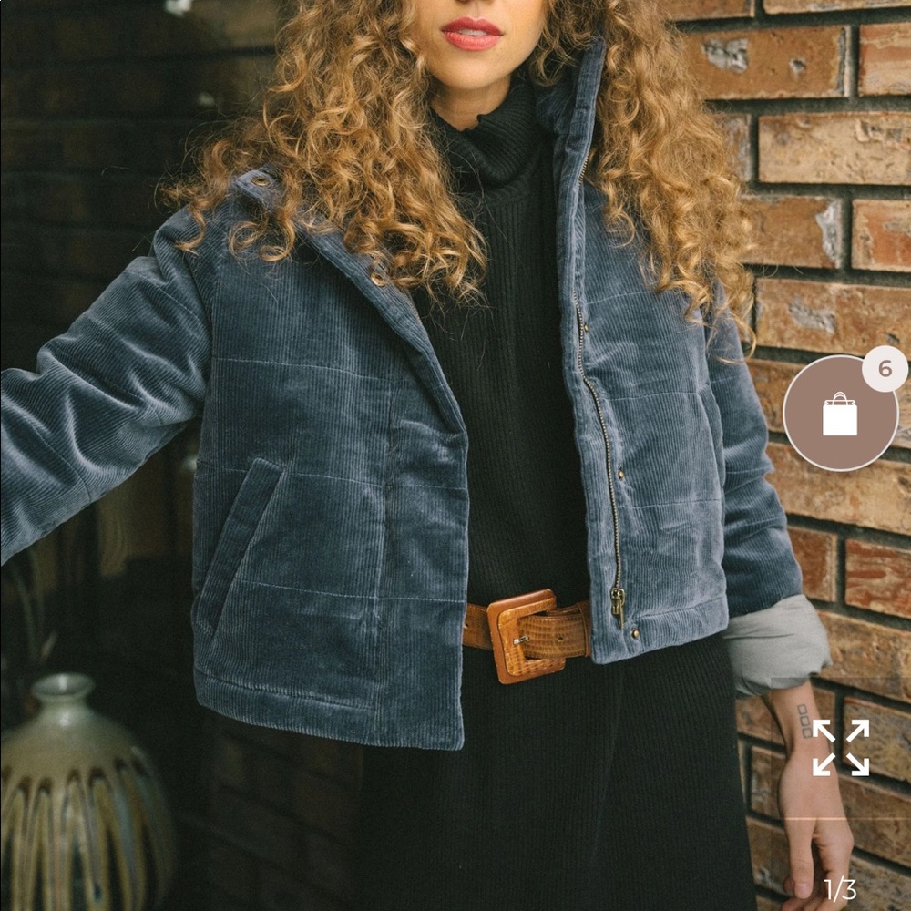 Jackson Rowe Blue Corduroy Jacket